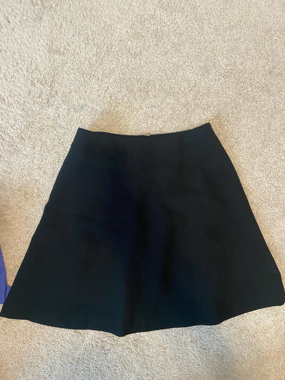 Ann Taylor Black A-Line Skirt